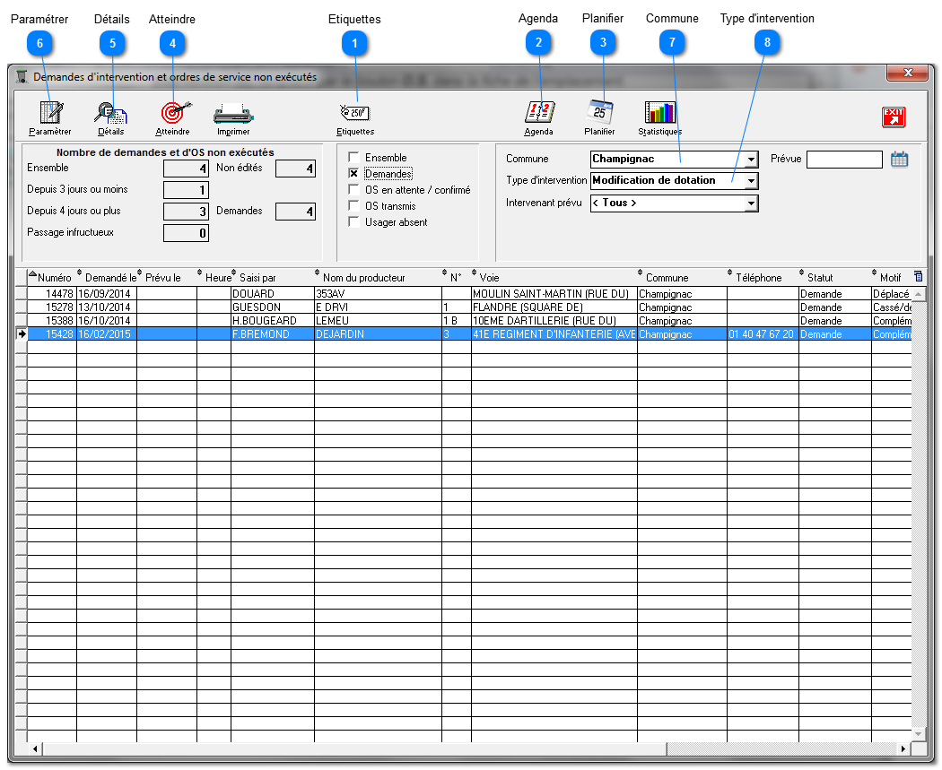 5.4. Gestion des ordres de service